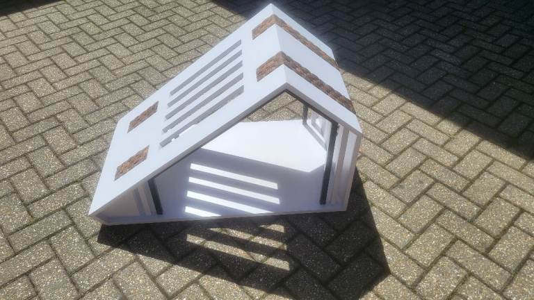 Modern Geometric Dog House