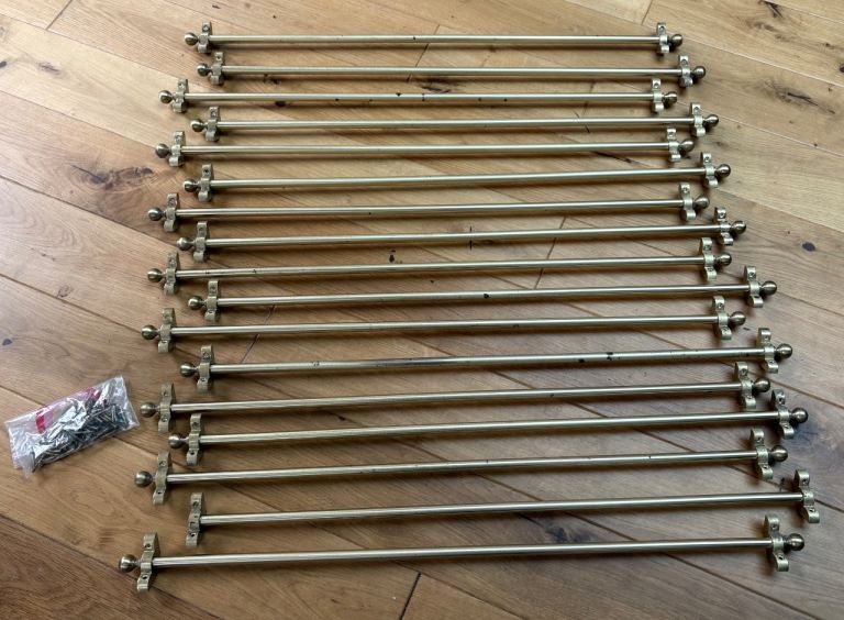 Stair carpet rods(x17)