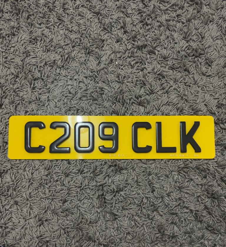Private Registration C209 CLK