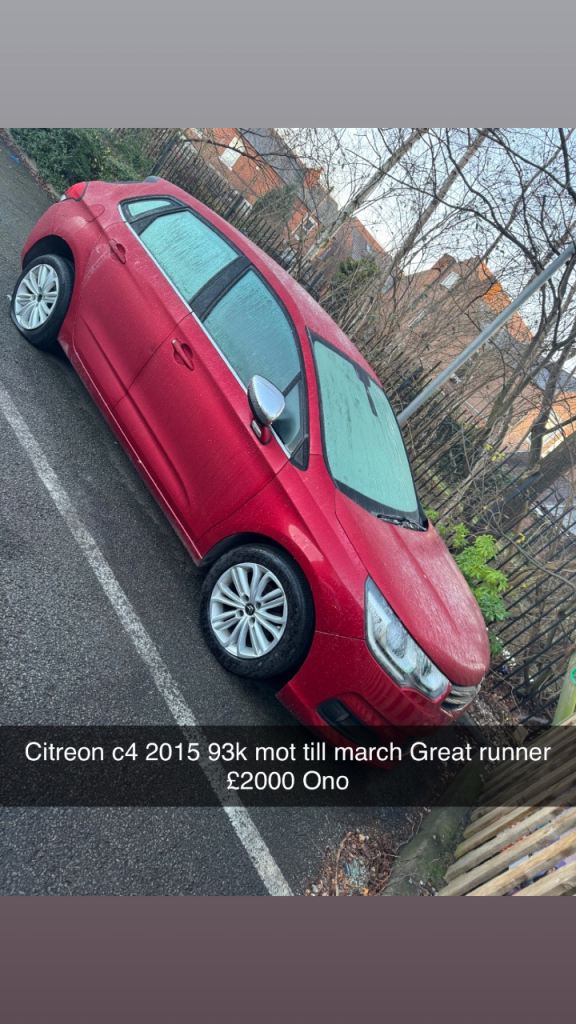 Citroen, C4, Hatchback, 2015, Manual, 1560 (cc), 5 doors