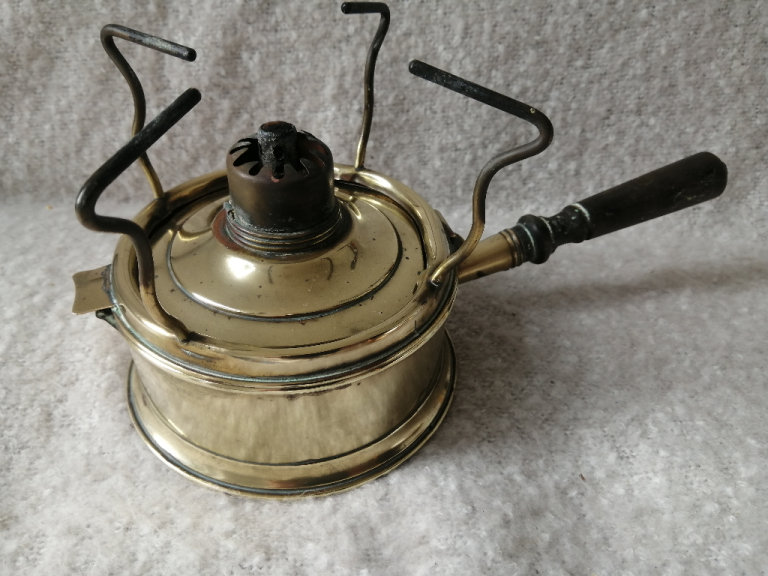 Vintage brass camping stove 