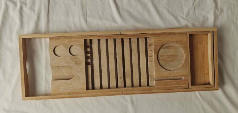 Wooden bath rack