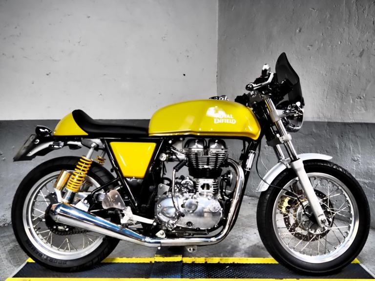 Royal Enfield Continental GT Power commander K&N open exhaust great Cafe racer