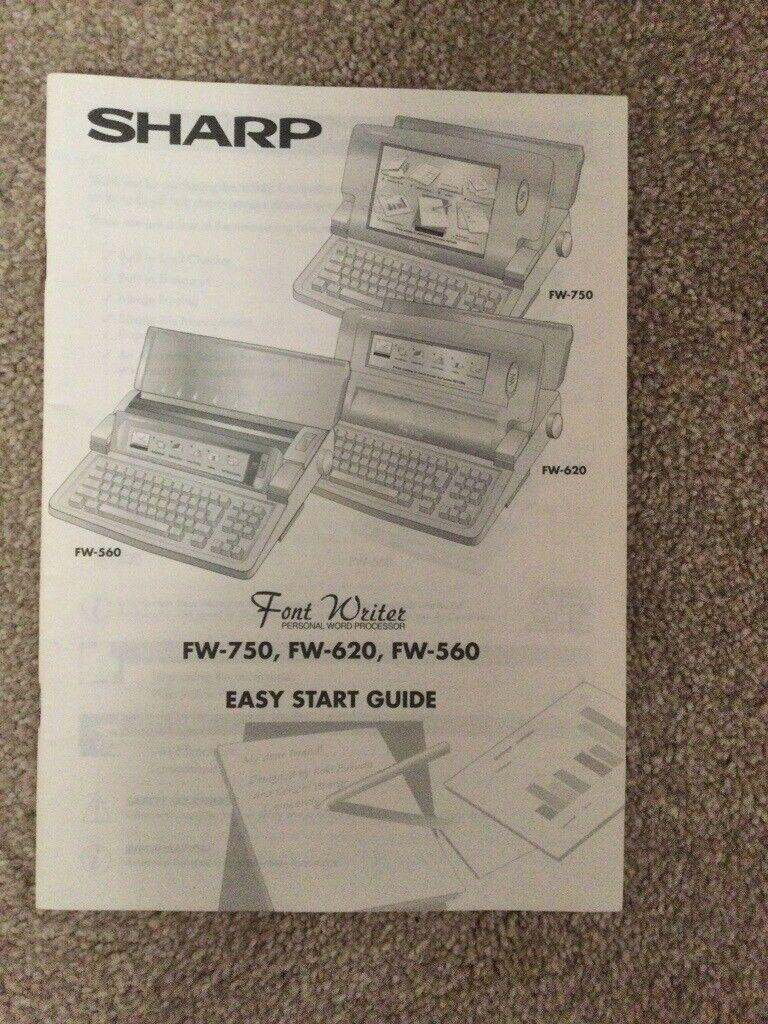 Sharp word processor complete with original box, £40.00 for Sale