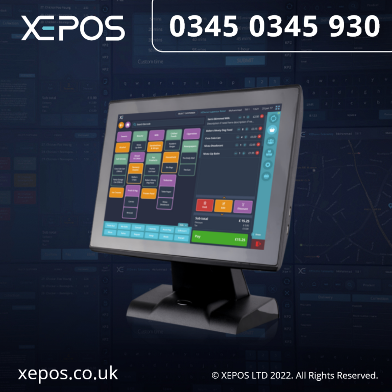  £99 BRAND NEW All in One XEPOS Takeaway System - EPOS Till Fast Food Pizza Indian Chinese Kebab