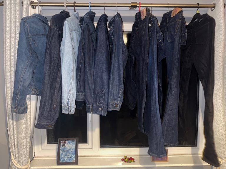 GENUINE LEVIS STRAUSS - 6 x DENIM JACKETS & 4 x JEANS - ALL CLEAN & EXCELLENT CONDITION