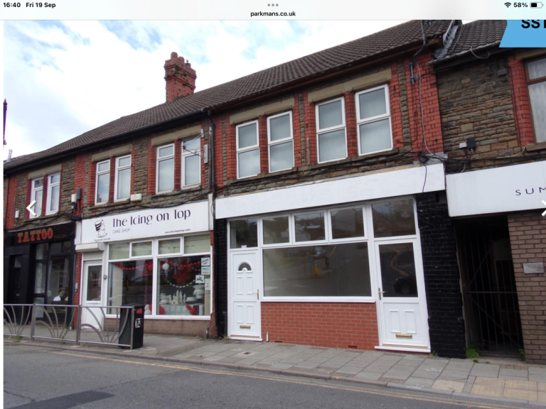 Shop Unit For Rent On  (Blackwood High Street)