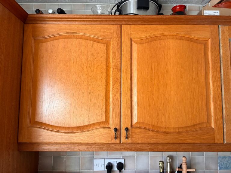 Original Vintage Hygena Kitchen with Oak Doors
