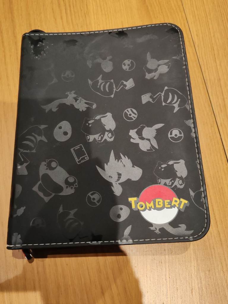 70 Pokémon cards with A5 Tombert Pokémon case