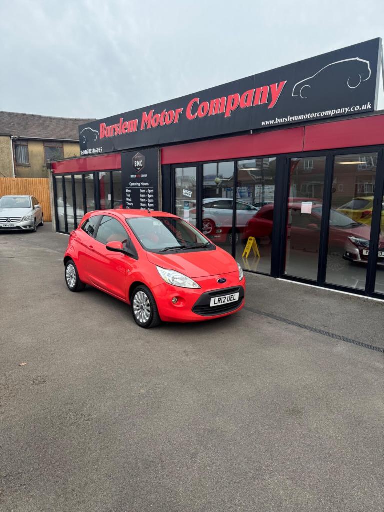 2012 Ford Ka 1.2 Zetec Euro 5 (s/s) 3dr HATCHBACK Petrol Manual