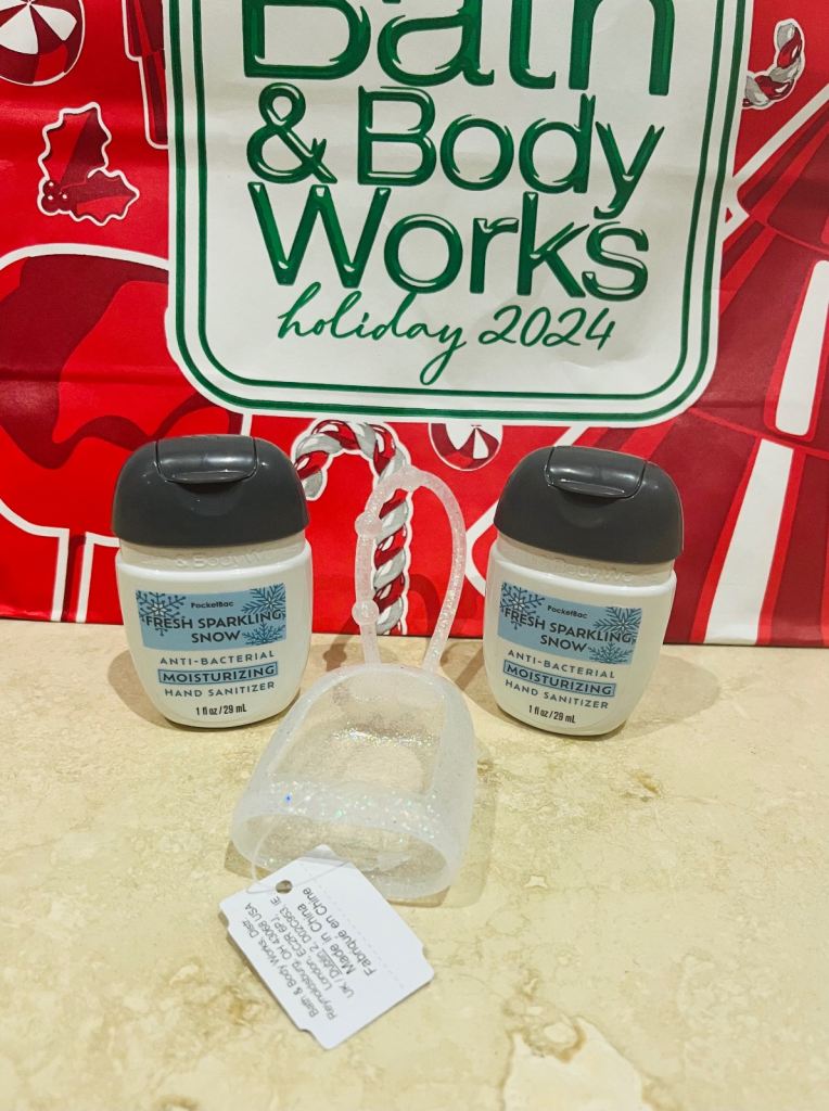 Bath & Body Works limited edition hand sanitizers & holder 