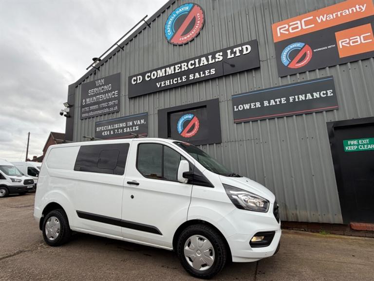 2020 Ford Transit Custom 2.0TDCI 300 TREND DCIV L1 H1 6 Seat Crew Van NO VAT Crew Van Diesel Manual