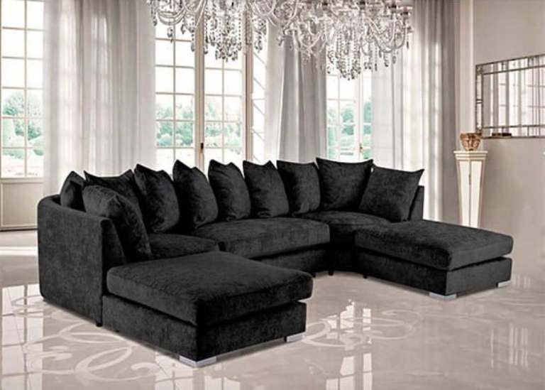 image for U - Shape Sofa   3 2 Seater Sofa L Shape Sofa With Cushion  