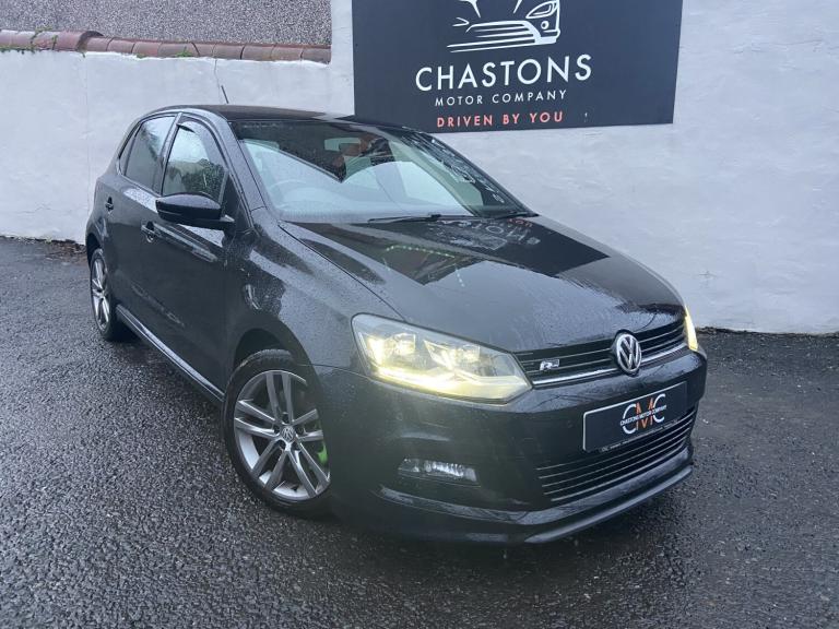 VOLKSWAGEN POLO 1.0 TSI BlueMotion Tech R-Line Black Manual Petrol 2017