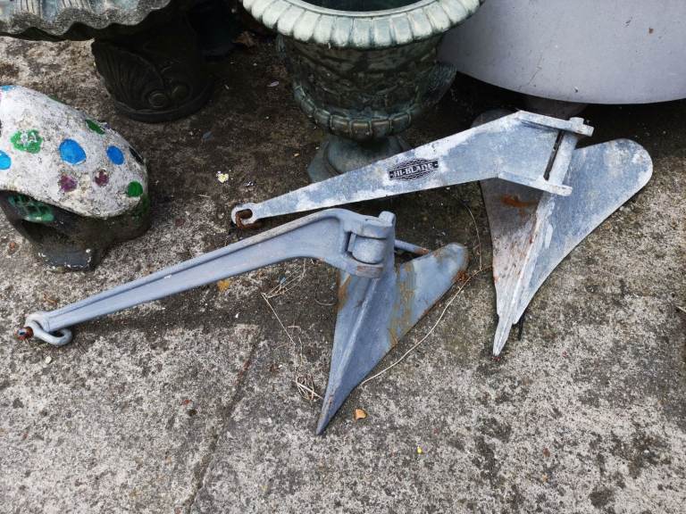 Boat Anchor 2 available, Yaught plough Anchor garden ornament