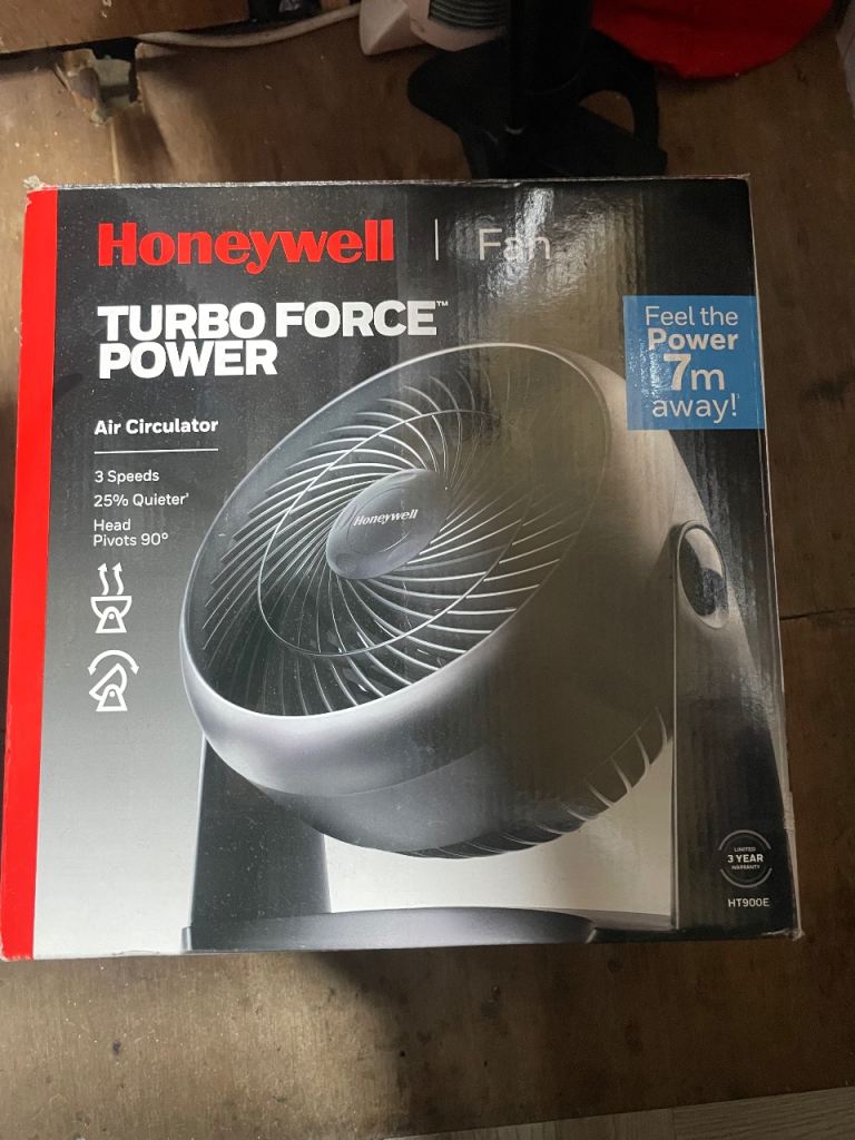 Honeywell Turbo Force Power Air Circulator Fan - NEW