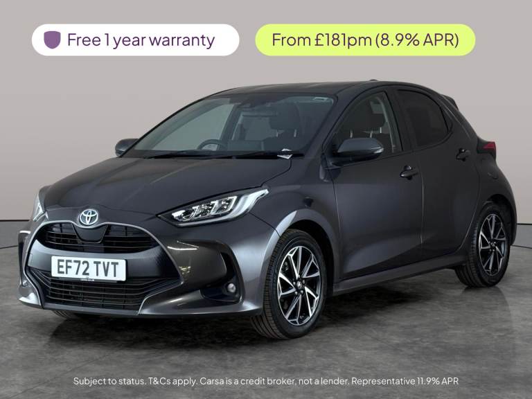 2023 Toyota Yaris 1.5 Hybrid Design 5dr CVT HATCHBACK PETROL/ELECTRIC Automatic