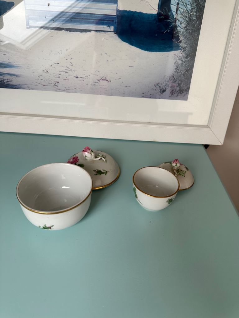 Meissen Antique complete china tea set 8 persons