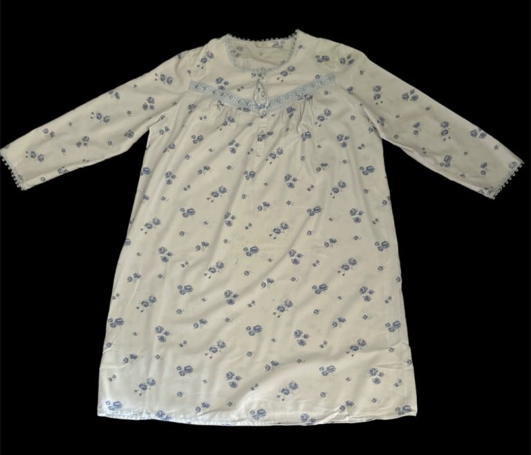 Vintage Retro Marks & Spencer Floral Night Dress Size 16-18 In Good Condition 