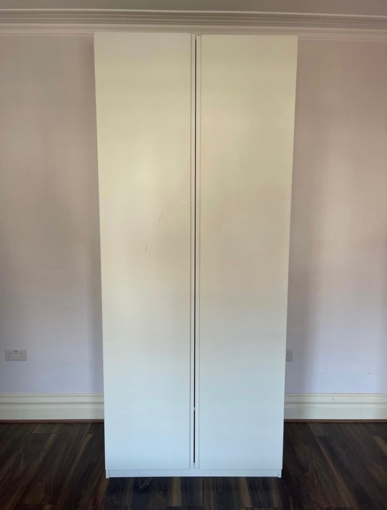 FREE DELIVERY IKEA PAX WHITE 2 DOOR WARDROBE GOOD CONDITION