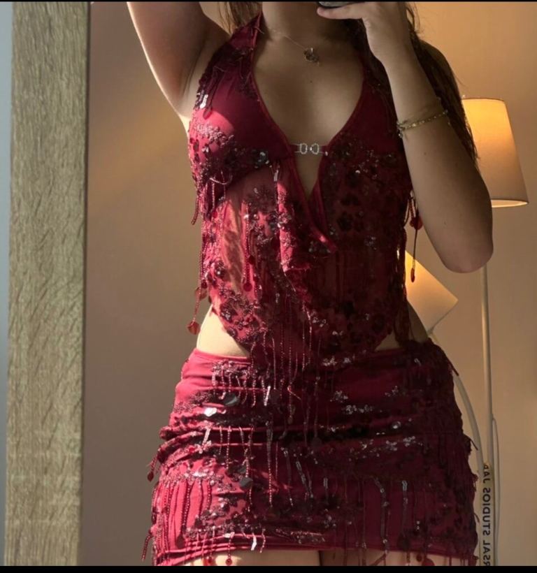 2 piece fitted dress