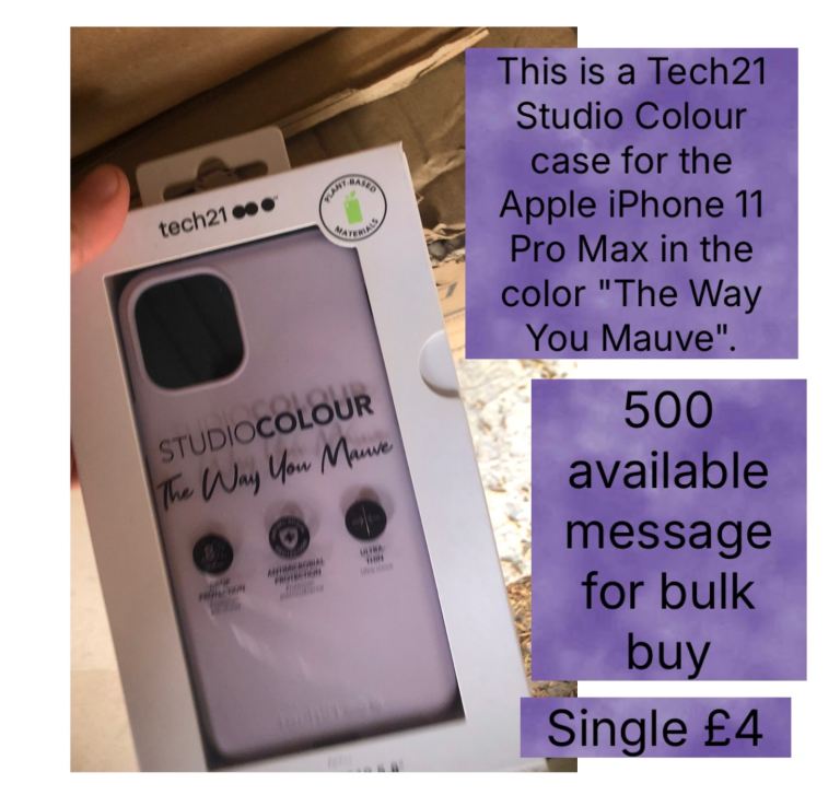 New Tech21 Studio Colour iPhone 11 Pro Max Case – The Way You Mauve