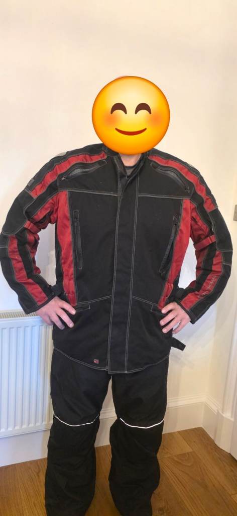 Motorcycle safety jacket 3XL and trousers 4XL