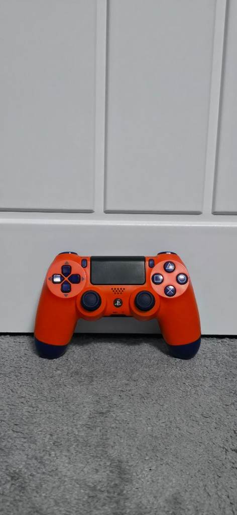Sony Playstation 4 Controller – Orange, Good Condition