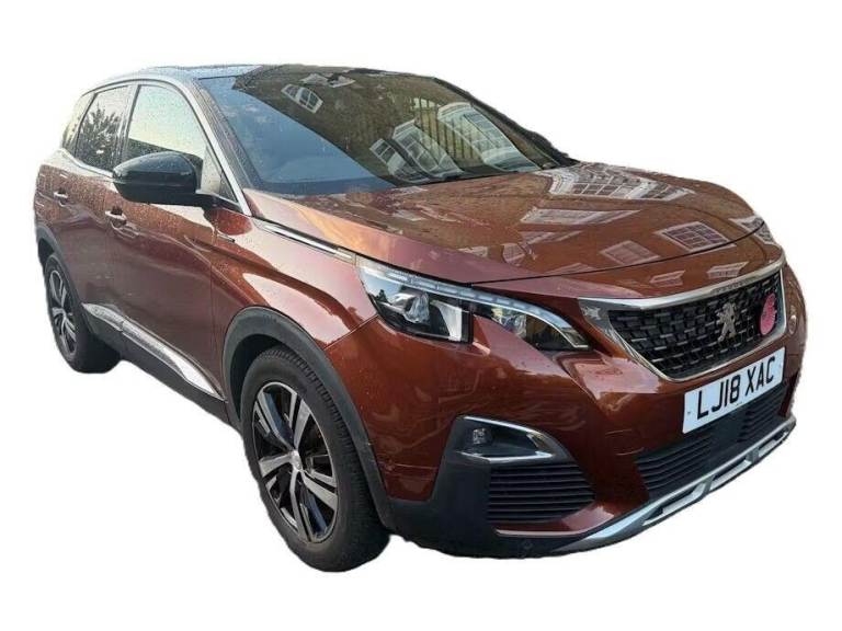 2018 Peugeot 3008 1.6 THP GT Line SUV 5dr Petrol EAT Euro 6 (s/s) (165 ps) SUV Petrol Automatic