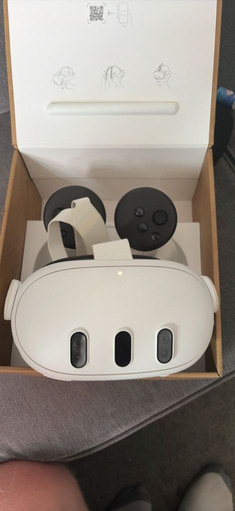 Meta Quest 3 VR Headset and Controllers