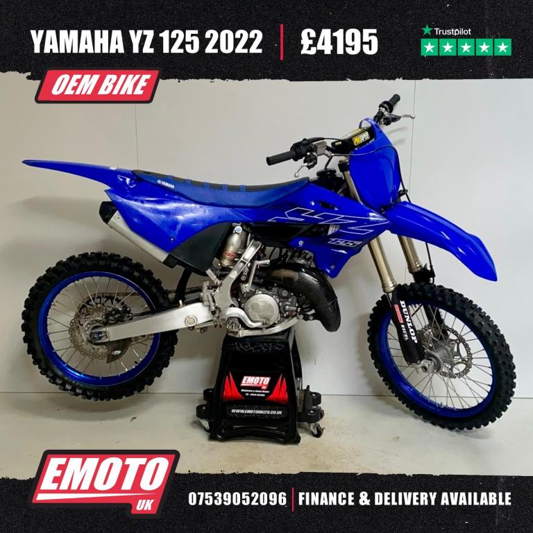 YAMAHA YZ 125 2022 Motocross Bike 125cc @EmotoUK - Finance Available