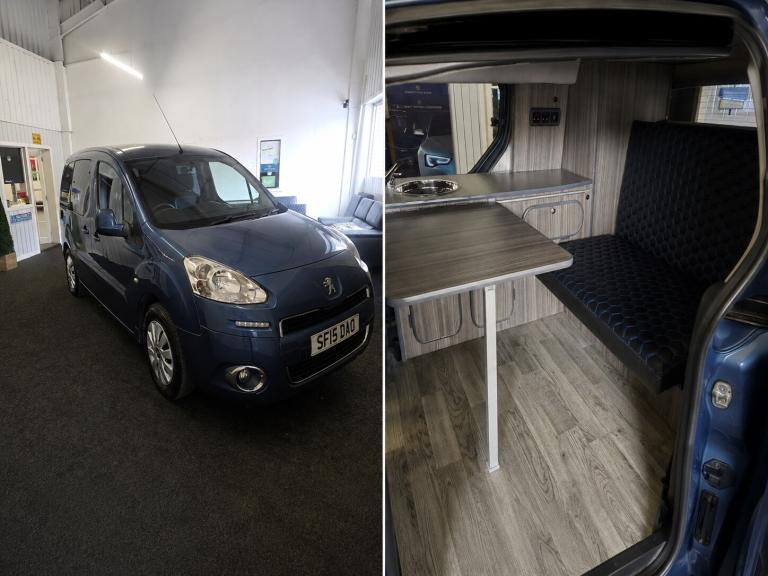 2015 Peugeot Partner Tepee 1.6 HDi 92 S 5dr = CAMPINABOOT MICRO CAMPER MPV Diesel Manual