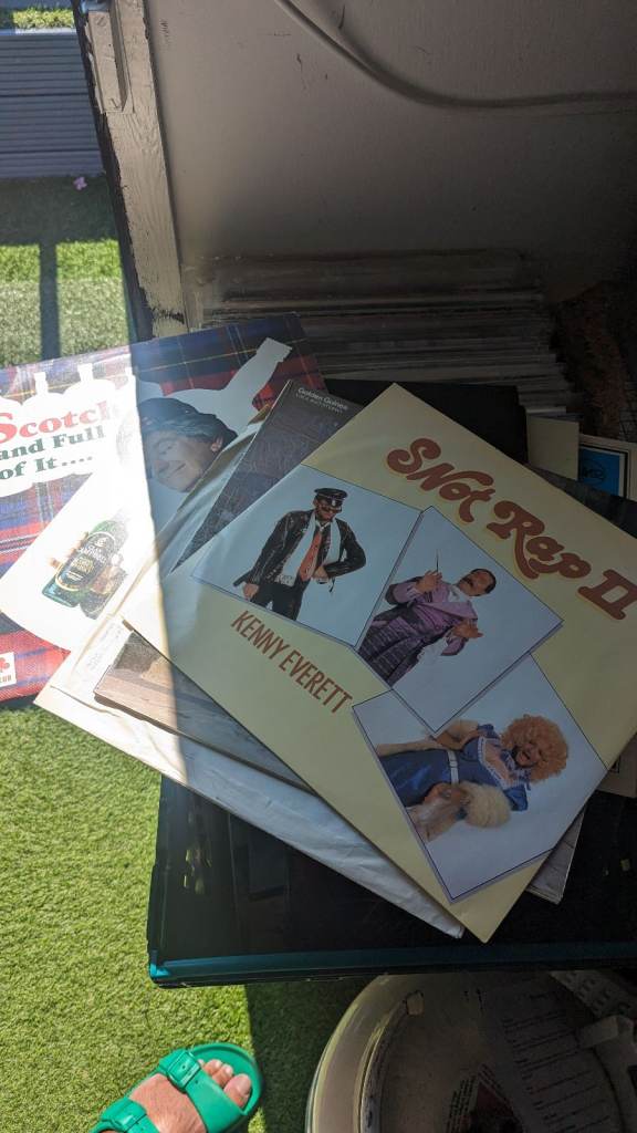 Comedy vinyl records for sale £5 each