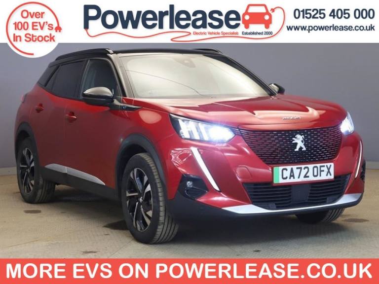2022 Peugeot E-2008 50kWh GT SUV 5dr Electric Auto (7kW Charger) (136 ps) Automatic