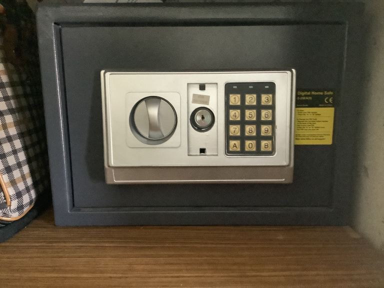 Safe with keys