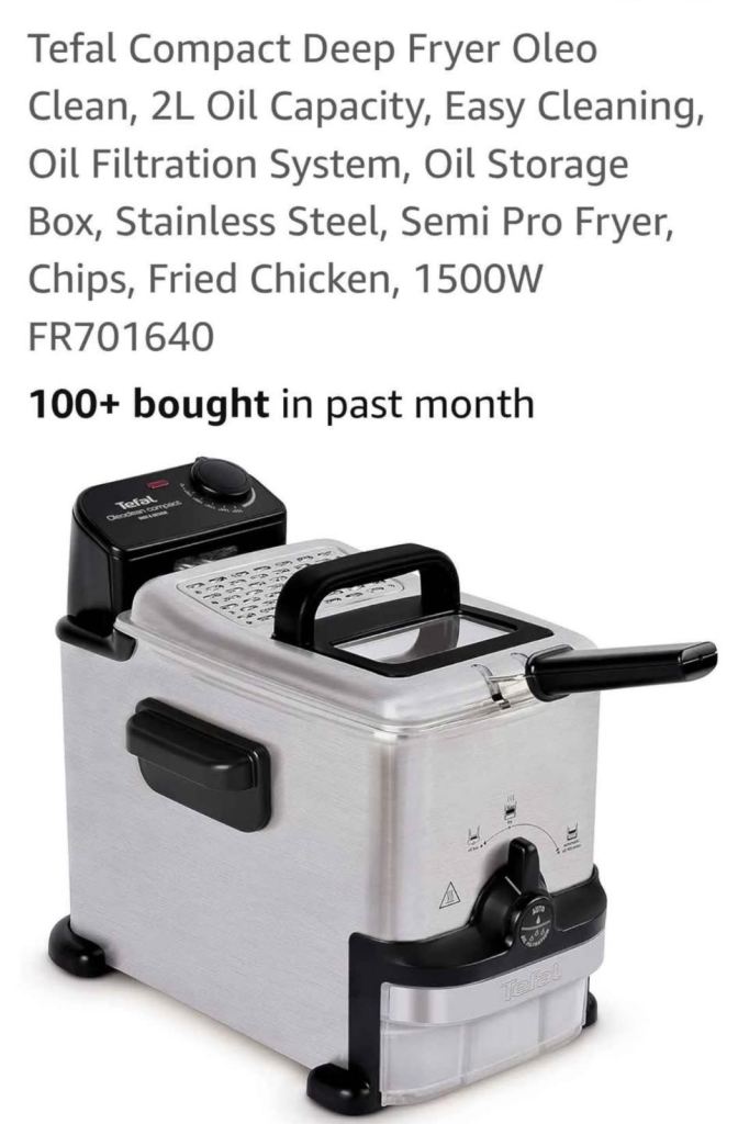 Tefal deep fat fryer