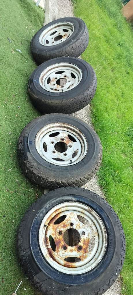 16 inch landrover defender discovery range rover classic steel wheels with tyres