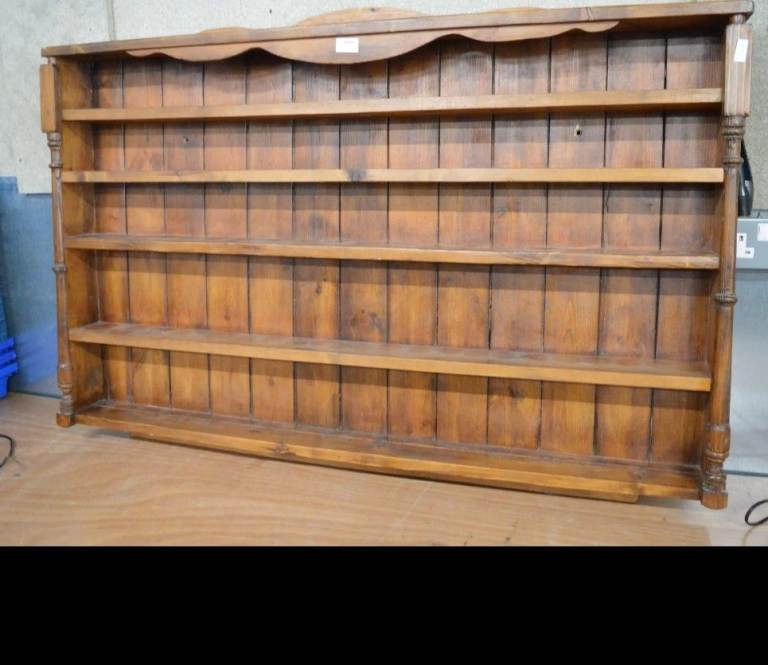 Quick sale - Pine wall shelf rack - display 