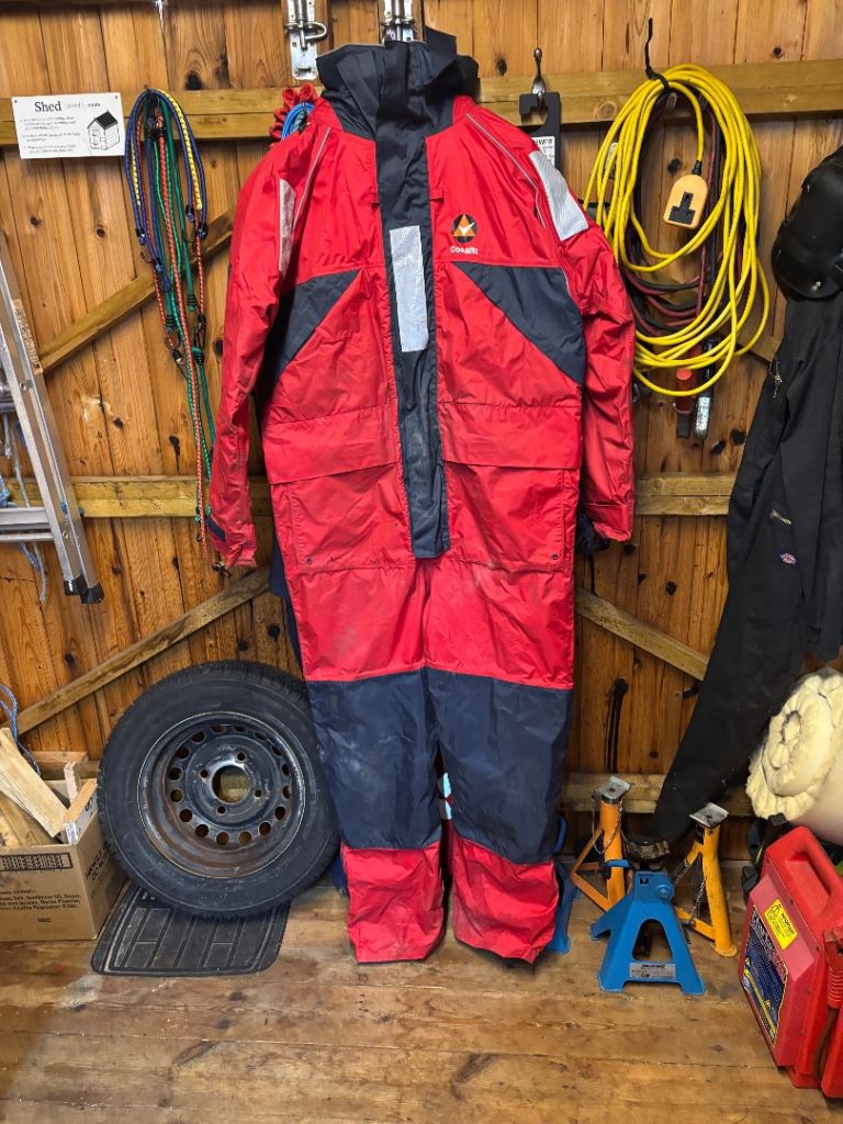 Cosalt Aquarius Flotation Survival Suit and Life Jacket. 