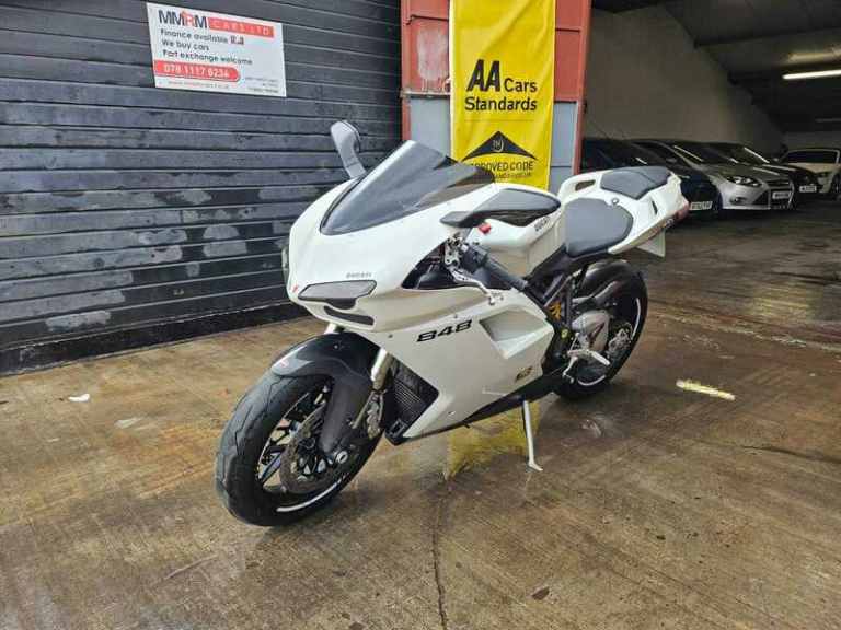 Ducati 848 848 white finance available hpi all clear