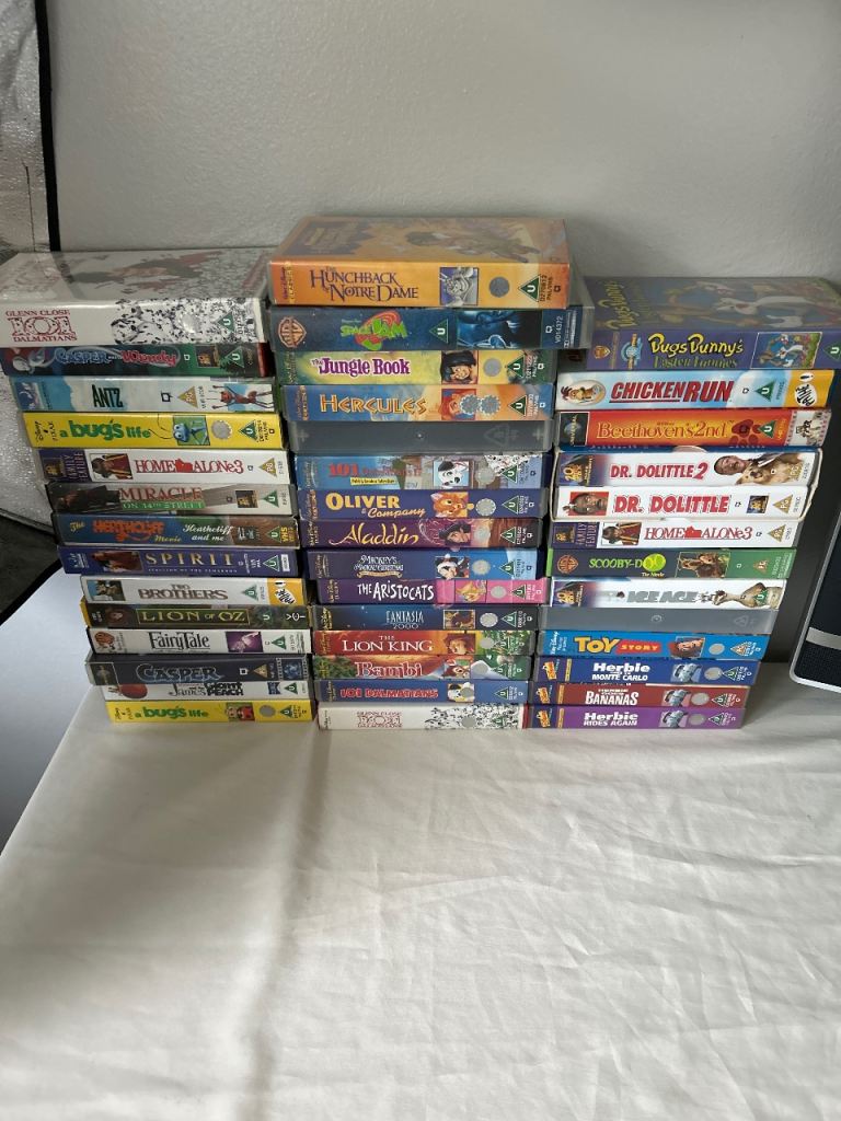 bundle-of-45-kids-vhs-tapes-in-menstrie-clackmannanshire-gumtree