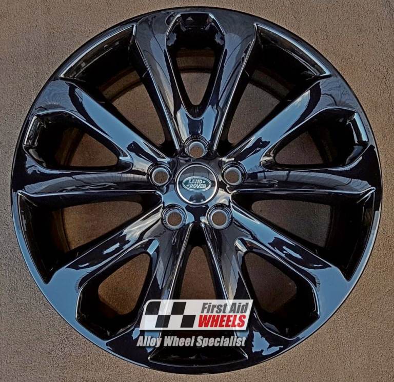 R511BG Swap RANGE ROVER L405 4X 20" GENUINE STYLE 5002 GLOSS BLACK ALLOY WHEELS