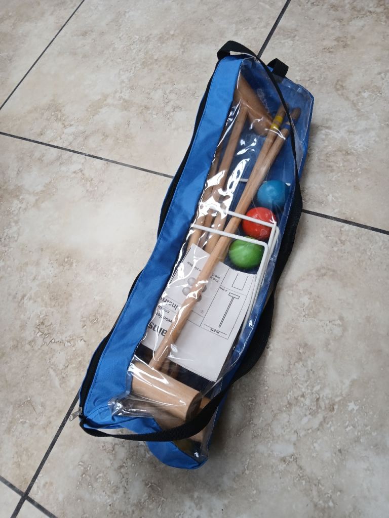 Kids croquet set