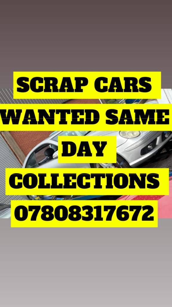 SCRAP CARS WANTED