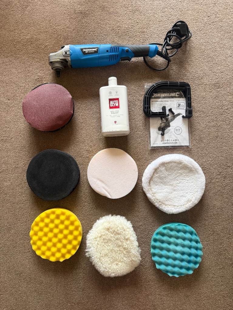 Silverline DIY 180mm 1200W Sander/Polisher