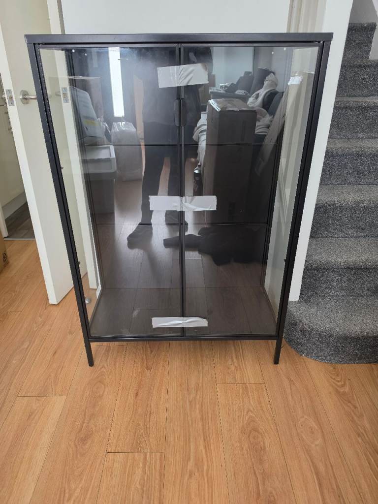 Ikea Rudsta Glass display cabinet