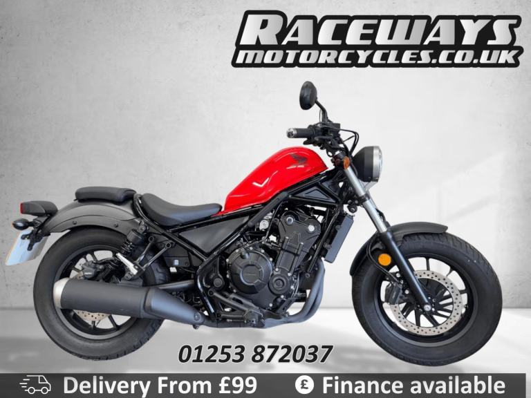 2017 HONDA CMX500 REBEL RED 17 REG ONLY 1,356 MILES ONE OWNER USED MOTORCYCLE