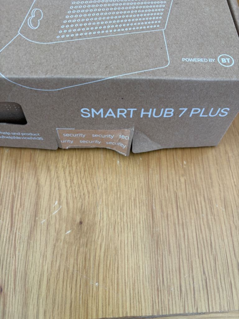 BT Smart Hub 7 Plus Router – brand New, Boxed