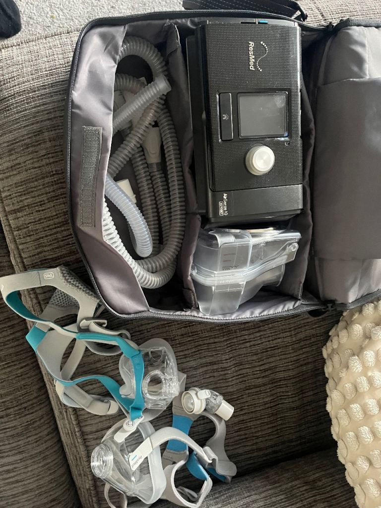 ResMed AirSense 10 CPAP Machine with Masks – Good Condition