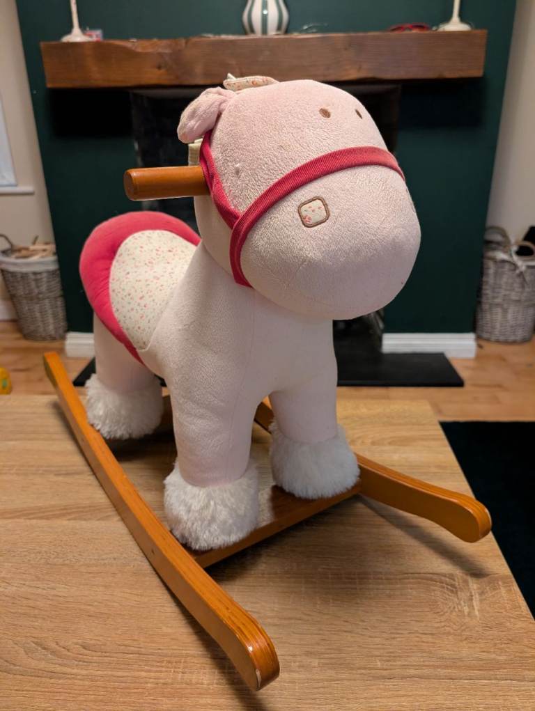 Pink Rocking Horse Toy mamas and papas 